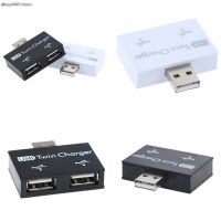 Mini USB Hub Ke 2 Port Charger Hub Adapter Diskon Besar Fashion Baru USB Splitter untuk Ponsel Tablet Komputer