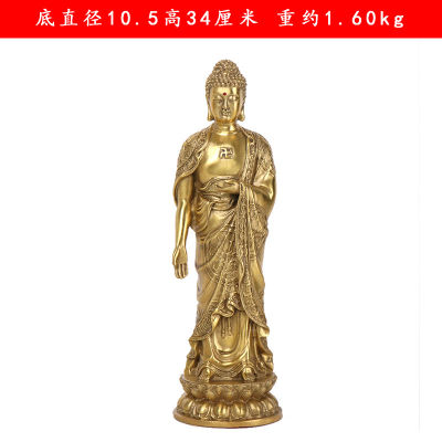 100% Authentic ทองแดงบริสุทธิ์ Sakyamuni พระพุทธรูปตกแต่งและงานฝีมือ Nafu Sakyamuni พระพุทธรูปทิเบต
