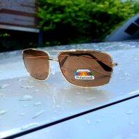 แว่นตาแฟชั่น เลนส์ Polarized  เลนส์ปรับแสง สามารถใส่เช์ิมเหล็กได้ เพื่อตัดแสงจ้า แบบขางอสไตล์ AO กรอบและขาโลหะมีน้ำหนักเบา ใสสบายตา