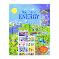 Usborne see inside energy reveals the secrets of energy inside popular science children flip through English cardboard Books English original imported books