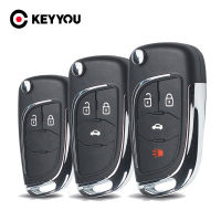 KEYYOU 10X ดัดแปลงเปลือกกุญแจรถระยะไกลสำหรับเชฟโรเลต Lova Aveo Cruze 2345ปุ่มสำหรับ Opel Vauxhall เครื่องราชอิสริยาภรณ์ Astra Mokka