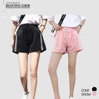 Ready Stock Women Short Pants Casual Ladies Loose Solid Soft Cotton Workout Waistband Stretch Shorts SZ064