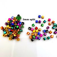 25PCS/lot Split  3mm Canary Rings (Non-Custom  Random-Character  Color-Mixture) Aluminium Bird Leg Bands Adhesives Tape