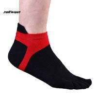 Sun 1 Pair Mens Breathable Low Cut Toe Socks No Show Athletic Five Finger Socks