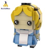 MOC-31453 Alice in Wonderland Building Blocks Square Head Boy Compatible with Lego Building Blocks Toys