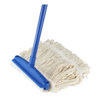 โปรโมชัน ไม้ม็อบหนีบคอตตอน SWASH 10 นิ้ว สีฟ้า COTTON CLIP MOP SWASH 10IN BLUE  ราคาถูก เก็บเงินปลายทาง