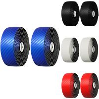 Road Bike Handlebar Tape Carbon Bicycle Bar Tape Damping Anti-Vibration +2 Bar Plug Cycling Accessories