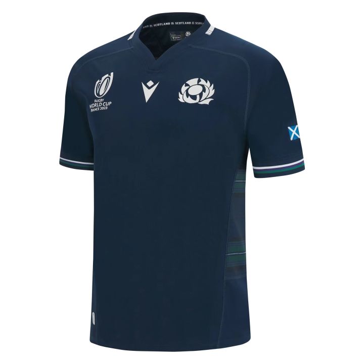 Nrl 2023 World Cup Rugby Scotland Home And Away Jerseys Casual T-Shirt  Short Sleeve Training And Competition Uniform Men And Women Quick-Drying  Single Top S-5Xl Rugby Jersey. | Lazada.Vn