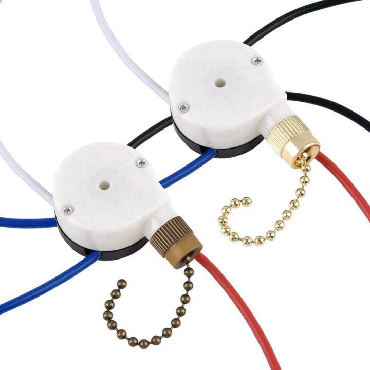 Ceiling Fan Switch Kit ZE208S E89885 3 Speed 4 Wire Pull Chain