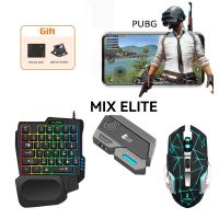 ✈๑ 5 in 1 PUBG/Call of Duty Controller Gamepad Mobile Game Keyboard and Mouse Adapter for Phone for Android/(iOS Less than 13.4)