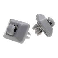 2PCS Gray Sun Visor Clips Car Inner Bracket Hook Fit for VW Passat Polo UP SKODA Rapid 12 15 6R0 857 561 Y20