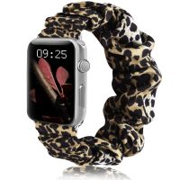 xinpan Scrunchie Elastic Band For Apple Watch 7 41mm 45mm Strap Bracelet Watchband For iWatch 1 2 3 4 5 6 se 38mm 42mm 40mm 44mm Band