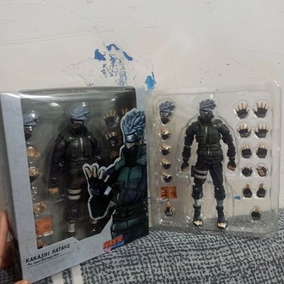 หุ่นนารูโตะฮาตาเกะคาคาชิ Shfiguart Shippūden Kakashi 2.0ฮีโร่ของ Sharingan โมเดลตุ๊กตาขยับแขนขาได้อนิเมะของเล่นของขวัญคริสต์มาส