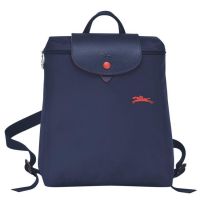 French Longchampsˉ Bag70Anniversary Edition Backpack Mens and Womens Casual Student Schoolbag Backpack Embroidered Fash