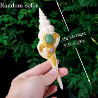 ={ 1PC Natural Amethyst Conch Shell กระบวนการตกแต่งมือสีขาว Conch Healing Reiki คริสตัลตกแต่งของขวัญ