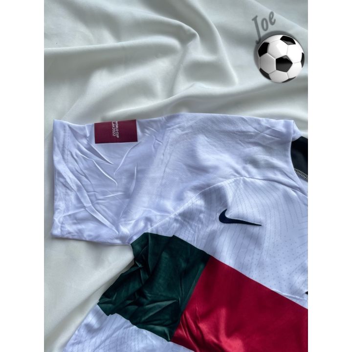 ชุดบอลทีมชาติ-portugal-white-2-เสื้อบอลและกางเกงบอลผู้ชาย-ปี-2022-2023-ใหม่ล่าสุด