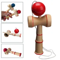 XFZHG ถ้วยของเล่นฝึกทักษะ Kendama ลูกบอลญี่ปุ่นของเล่นฝึกทักษะการเล่นกลฝีมือของเล่นสำหรับเด็กสมดุล