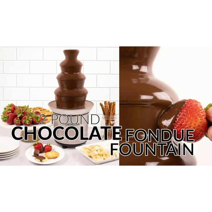 3/4 layer stainless steel chocolate fondue fountain Lazada PH