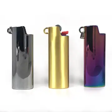 Outdoor Waterproof Plastic Transparent Lighter Case for BIC j3