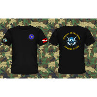 2023 T-Battle Diver เสื้อยืดคอกลมสีดำไมโครไฟเบอร์ (แห้งเร็ว) / ผ้าฝ้ายนุ่ม