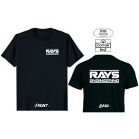 Fashion เสื้อยืด RACING เสื้อซิ่ง [COTTON 100%] [RAYS ENGINEEERING] Tee