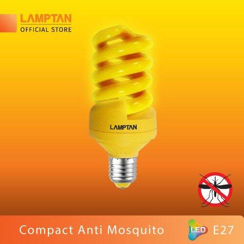 โปรโมชั่น-lamptan-หลอดไฟไล่ยุง-หลอดไฟป้องกันยุง-compact-spiral-anti-mosquito-18w-ขั้วe27-ราคาถูก-หลอด-ไฟ-หลอดไฟตกแต่ง-หลอดไฟบ้าน-หลอดไฟพลังแดด