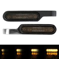 Mini LED Turn Signal Light DC 12V 2PCS For Cafe Racer Scooter ATV Motobike Motorcycle Signal lamp Indicators Handlebar Blinker