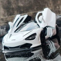 1:32 Mclaren 720S รถโลหะผสมรุ่นรถ Diecast Sound Light รถคนรักคอลเลกชันวันเกิดสำหรับเด็กของขวัญโลหะของเล่นเด็ก