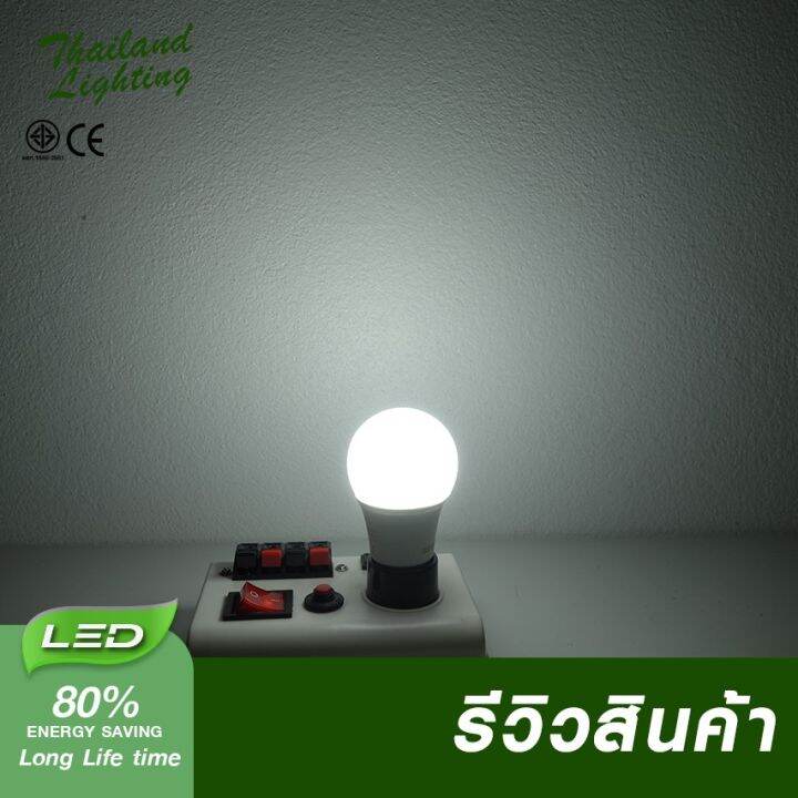 โปรโมชั่น-5-หลอด-หลอดไฟ-led-bulb-5w-ขั้วเกลียวe27-แสงสีขาวdaylight-6500k-thailand-lighting-หลอดไฟแอลอีดี-bulb-ใช้งานไฟบ้าน-led-ราคาถูก-หลอด-ไฟ-หลอดไฟตกแต่ง-หลอดไฟบ้าน-หลอดไฟพลังแดด