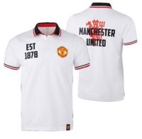 เช็คสินค้าก่อนสั่่งซื้อ !!!!!  เสื้อโปโล แมนยู MUFC-007 (WHITE) สีขาว