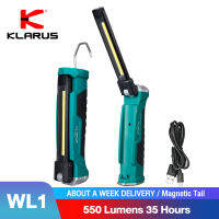 Klarus WL1ทำงานแสงเครื่องมือมัลติฟังก์ชั่แสงที่มีประสิทธิภาพสูงซังพื้นที่แสง180องศาหมุนทิศทางคู่550LM 35H รันไทม์