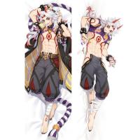 Genshin Impact Arataki Itto Pillow Case Hugging Body Anime Dakimakura Waifu Pillowcase Cushion Cover Bedding Decor