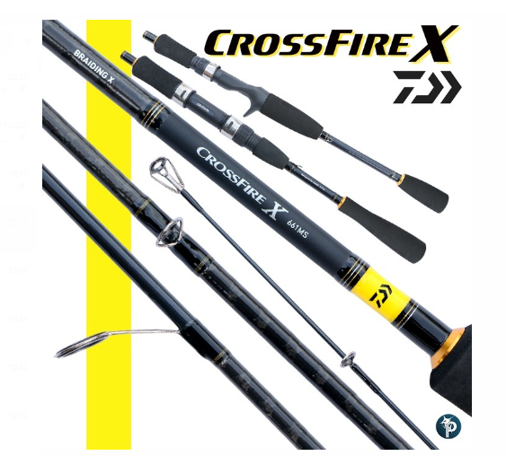 Daiwa Crossfire X Spinning And Casting Rod New Made In Vietnam