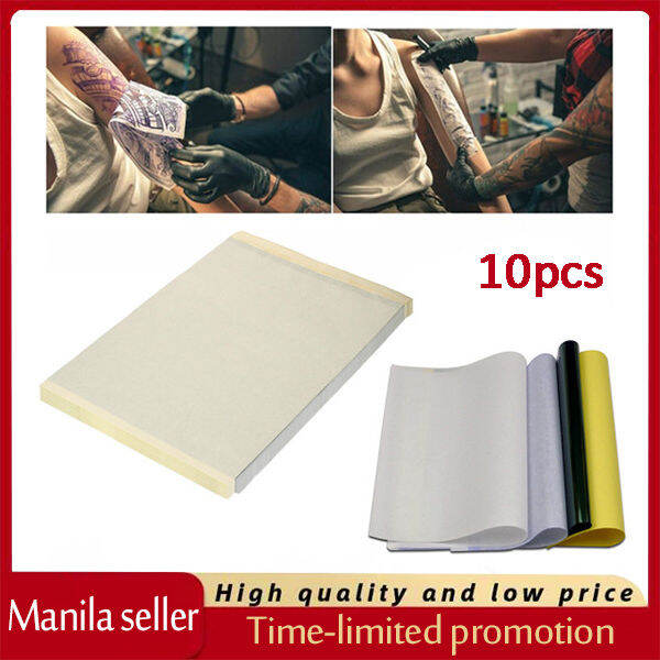 10pcs Tattoo Transfer Paper Stencil Carbon Thermal Tracing Hectograph