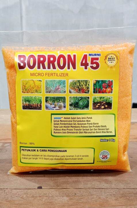 Pupuk Boron 45 Murni Micro Fertilizer 1 Kg | Lazada Indonesia