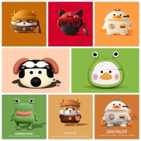 【hot sale】 ¤ﺴ C02 3D Cartoon Duck Dog Case for Baseus Encok WM01 M2 E3 W04 Pro Bluetooth Earphone Cute Astronaut Protective Cover for Baseus Bowie WM02 W04 Pro Silicone Case