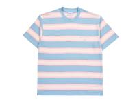 NicefeetTH - acmé de la vie SCRIPT LOGO STRIPE Short Sleeve T-Shirt (SKYBLUE)