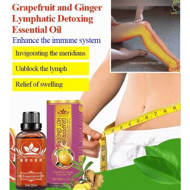 Superlife Grapefruit and Ginger Lymphatic Detoxing Essential Oil Body