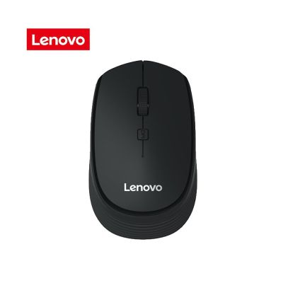 M202 Lenovo 2.4เมาส์ไร้สาย GHz เมาส์สำนักงาน4ปุ่ม4ออกแบบตามหลักสรีรศาสตร์เมาส์แบบเงียบมี3 DPI ที่ปรับได้สำหรับพีซีแล็ปท็อปเมาส์สีดำ Yuebian