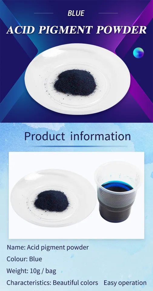 10g Fabric Dye Pigment Blue Dye for Clothing Dyestuff Textile Dyeing  Clothing Renovation for Cotton Nylon Acrylic Paint