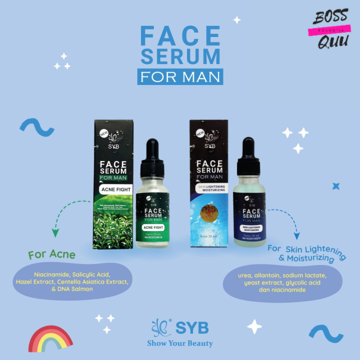 Syb Face Serum For Men 20ml Lazada Indonesia