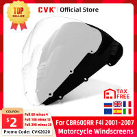 CVK Motorcycle Windshield Spoiler Windscreen Air Wind Deflector For HONDA CBR600F CBR600 F4I 2001 2002 2003 2004 2005 2006 2007