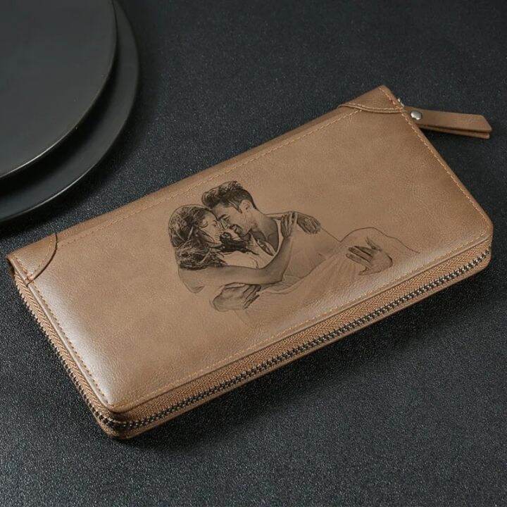 layor-wallet-รูปภาพกระเป๋าสตางค์ธุรกิจผู้ชายยาวความจุขนาดใหญ่คลัทช์หลายตำแหน่งบัตรปรับแต่งภาพแกะสลักข้อความของขวัญวันเกิดกระเป๋า