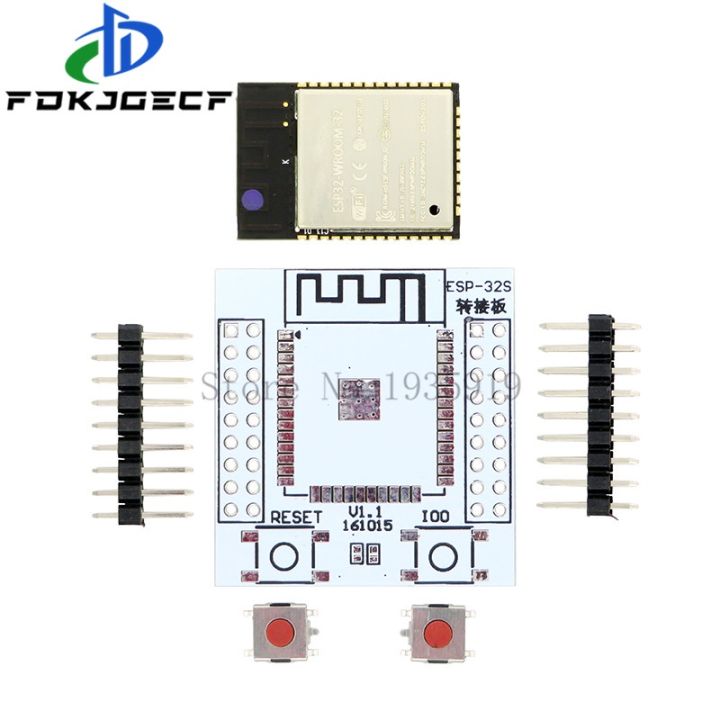 cpu-ดูอัลคอร์-esp-32บลูทูธและ-wifi-พร้อม-esp-32-mcu-ใช้พลังงานต่ำ-esp-wroom-32-esp-32s-บอร์ดอะแดปเตอร์-esp-32s