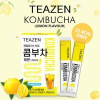 (พร้อมส่ง/ของแท้) TEAZEN KOMBUCHA - ทีเซนรส LEMON ชาทีเซน ชาเกาหลี ชาหมักเกาหลี (รสมะนาว กล่องมี 10 ซอง)