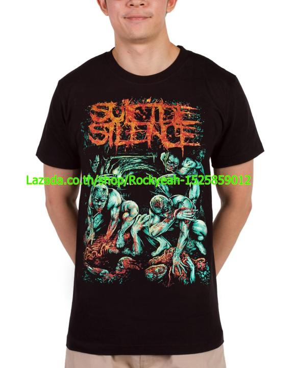 เสื้อวง-suicide-silence-เสื้อร็อค-เสื้อทัวร์-ซูไซ-ไซเลน-ไซส์ยุโรป-rcm1090