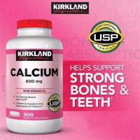 Kirkland Signature Calcium 600 mg. with Vitamin D3, 500 Tablets