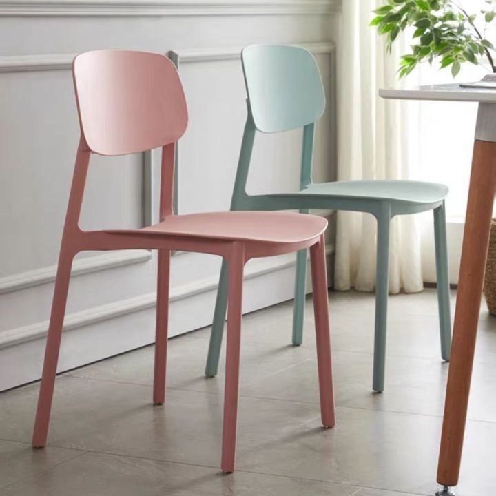 เก้าอี้สไตล์นอร์ดิก-พลาสติดขึ้นรูป-หลากหลายสีสัน-รับน้ำหนักได้ดี-ราคาถูกสุด
