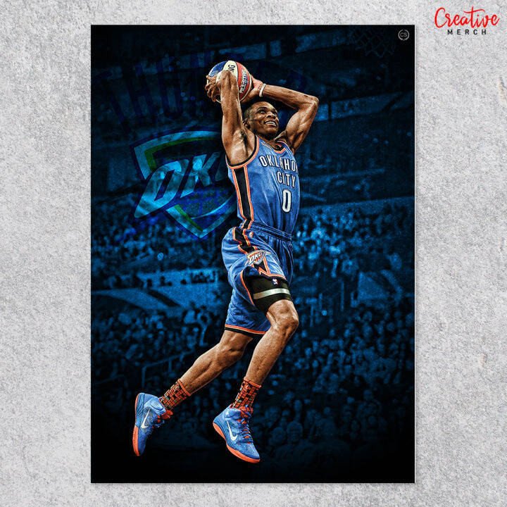 Russell Westbrook NBA HD Poster Print A4 Size (21x30cm) By Creative ...