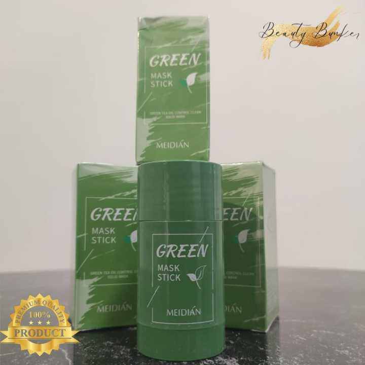 CLAY MASK STICK GREEN TEA MEIDIAN MURAH 100 ORIGINAL Lazada Indonesia